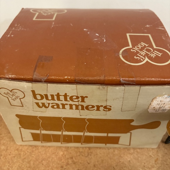 Preowned Vintage Chef's Tool Butter Warmers -  Set of 4 with original box - Picture 11 of 16